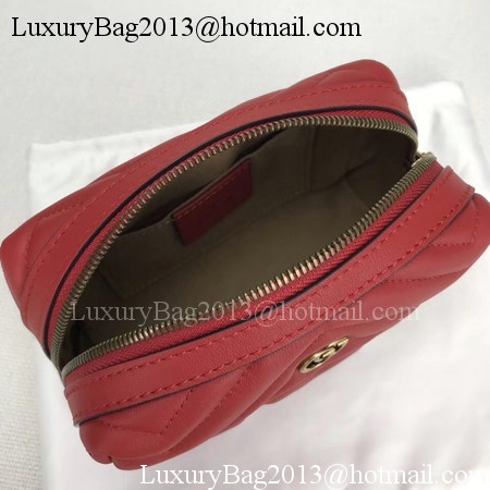 Gucci GG Marmont Cosmetic Case 476165 Red