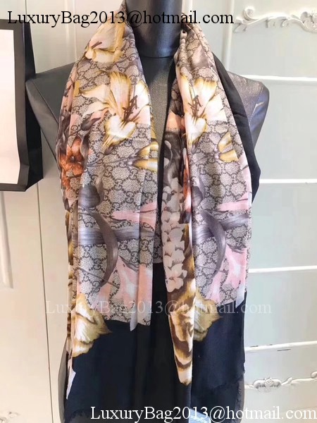 Gucci Scarf G2580 Black