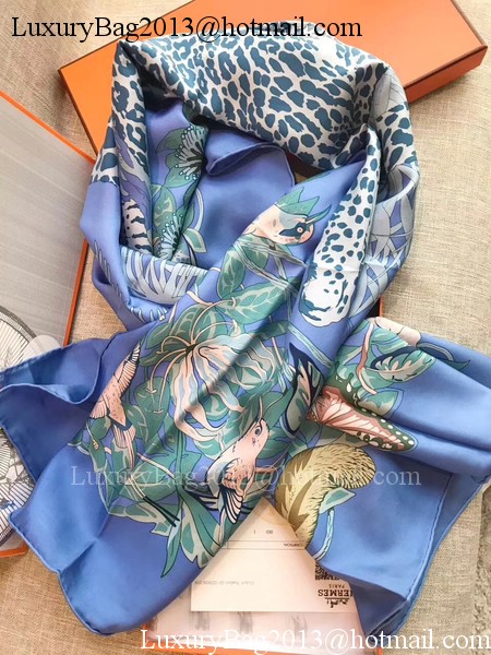 Hermes Scarf H2843 Blue