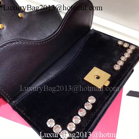 Gucci Broadway Velvet mini Bag 489218 Black