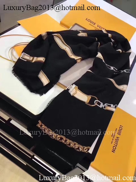 Louis Vuitton Scarf A3256 Black