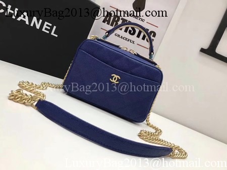 Chanel Shoulder Bag Original Leather A91907 Blue