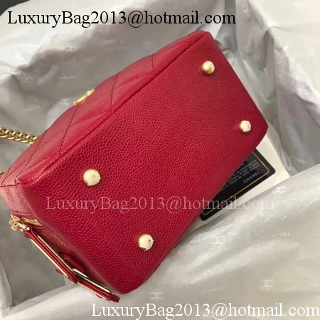 Chanel Shoulder Bag Original Leather A91907 Red