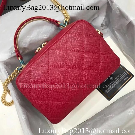 Chanel Shoulder Bag Original Leather A91907 Red