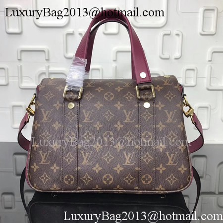 Louis Vuitton Monogram Canvas MANHATTAN Bag M43482 Wine