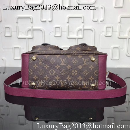 Louis Vuitton Monogram Canvas MANHATTAN Bag M43482 Wine