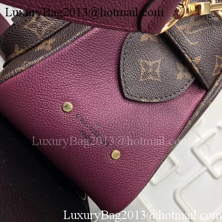 Louis Vuitton Monogram Canvas MANHATTAN Bag M43482 Wine