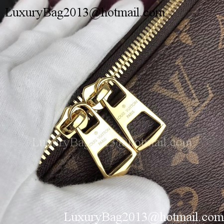 Louis Vuitton Monogram Canvas MANHATTAN Bag M43482 Wine