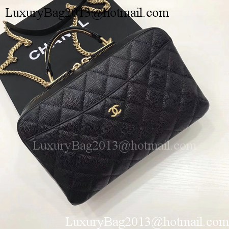 Chanel Shoulder Bag Original Caviar Leather CHA6599 Black