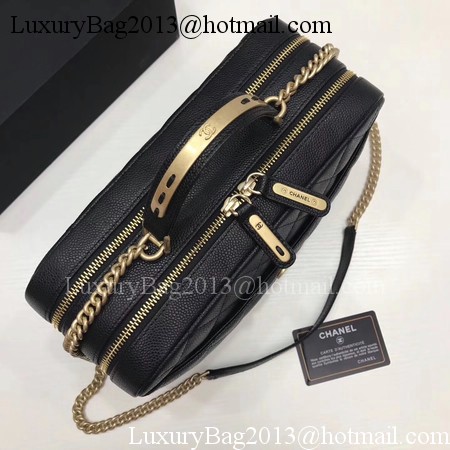 Chanel Shoulder Bag Original Caviar Leather CHA6599 Black