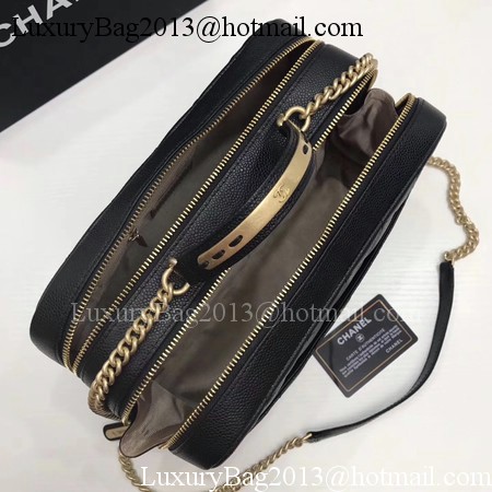 Chanel Shoulder Bag Original Caviar Leather CHA6599 Black