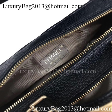 Chanel Shoulder Bag Original Caviar Leather CHA6599 Black