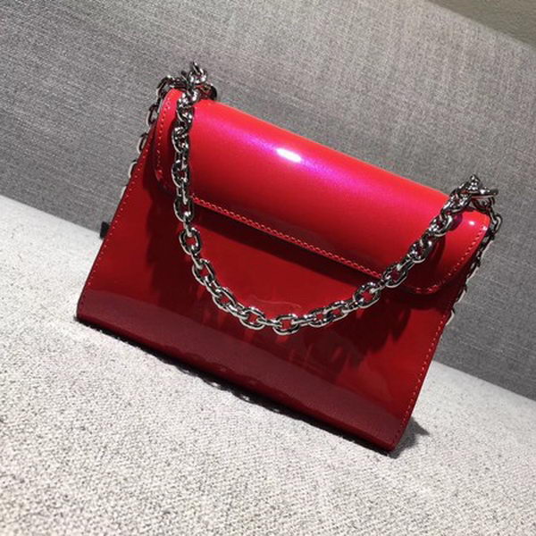 Louis Vuitton Smooth Patent TWIST PM M54241 Red&Black