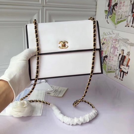 Chanel Flap Shoulder Bag Original Sheepskin Leather A37293 White