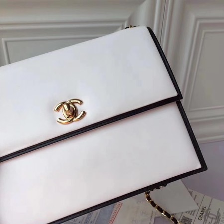 Chanel Flap Shoulder Bag Original Sheepskin Leather A37293 White