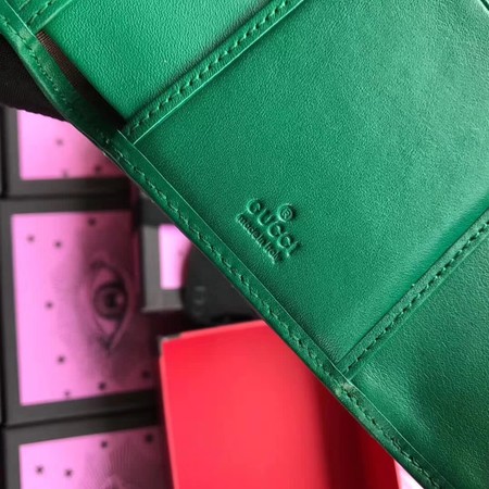 Gucci GG Marmont Matelasse Wallet 474802 Green