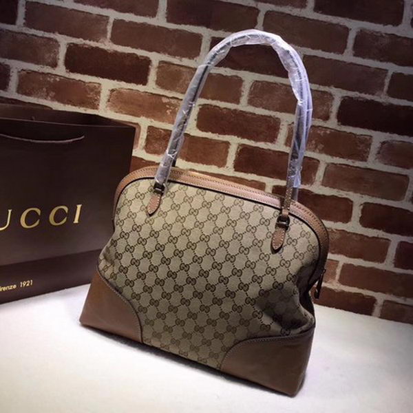 Gucci Bree Original GG Canvas Shoulder Bag 323673 Apricot