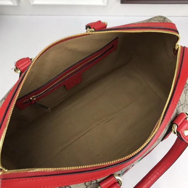 Gucci Limited Edition GG Supreme Top Handle Bag 409527 Red