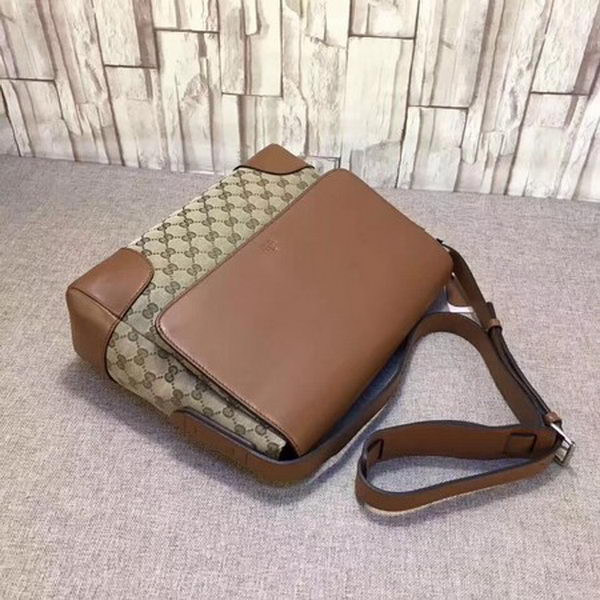 Gucci Techno Canvas Messenger Bag 353401 Brown