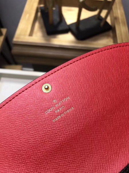 Louis Vuitton Monogram Canvas EMILIE WALLET M61289 Red