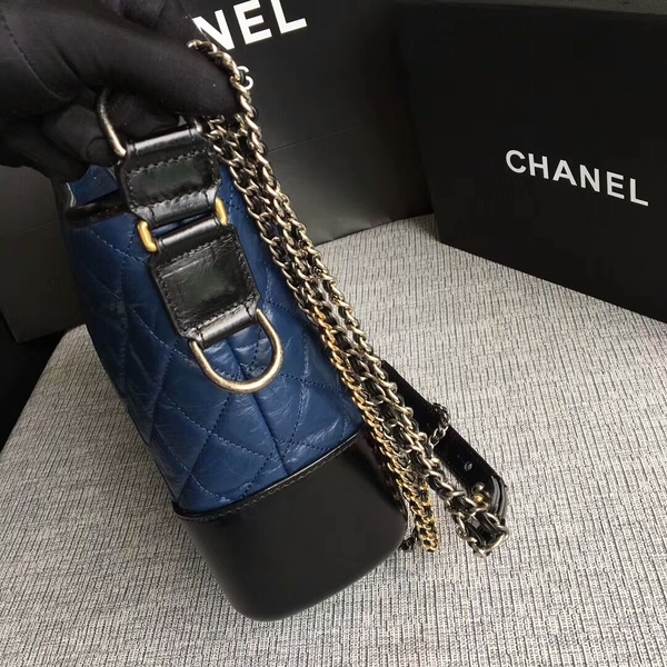 Chanel Gabrielle Shoulder Bag Original Calfskin Leather A93842 Blue