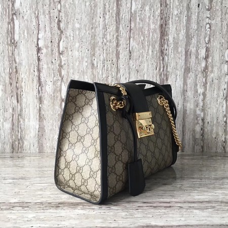 Gucci Padlock Small GG Shoulder Bag 498156 Black