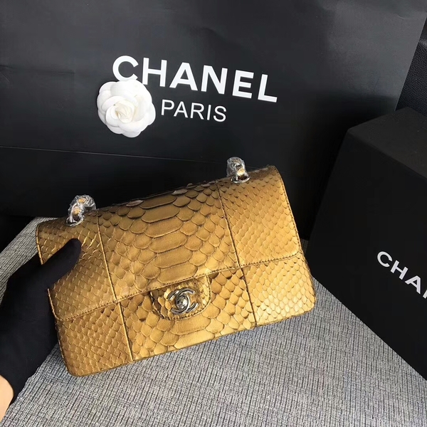 Chanel Original Python Leather Shoulder Bag CF1112G