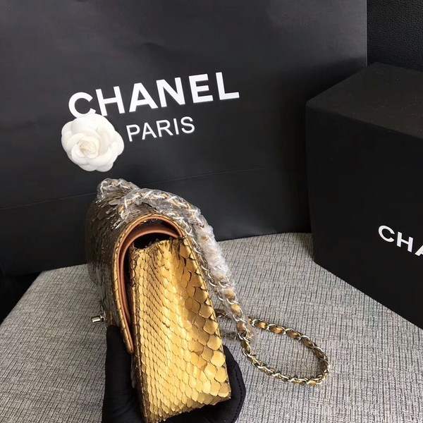 Chanel Original Python Leather Shoulder Bag CF1112G