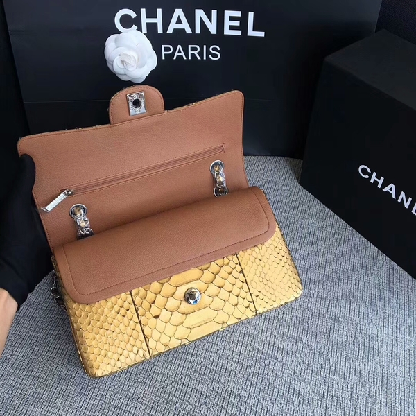 Chanel Original Python Leather Shoulder Bag CF1112G