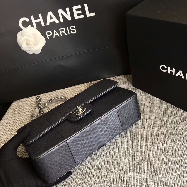 Chanel Original Python Leather Shoulder Bag CF1112H