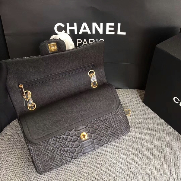 Chanel Original Python Leather Shoulder Bag CF1112J