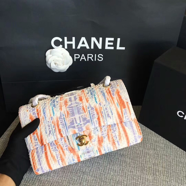 Chanel Original Python Leather Shoulder Bag CF1112N