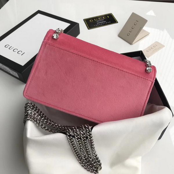 Gucci Dionysus Velvet Super mini Bag 476432 Pink