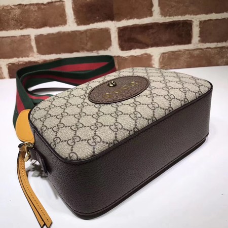 Gucci GG Supreme Messenger Bag 476466 Brown