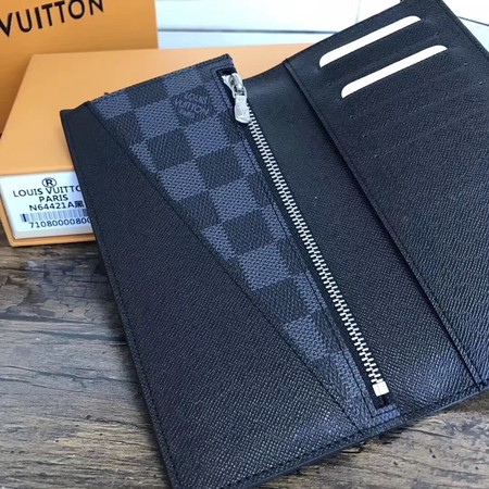 Louis Vuitton Damier Graphite Canvas ALEXANDRE WALLET N64414