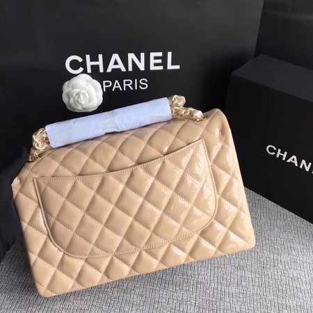 Chanel Classic Flap Bag Original Leather A1113 Apricot