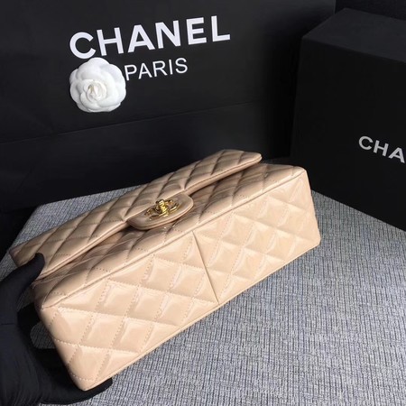 Chanel Classic Flap Bag Original Leather A1113 Apricot