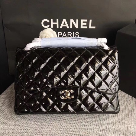 Chanel Classic Flap Bag Original Leather A1113 Black