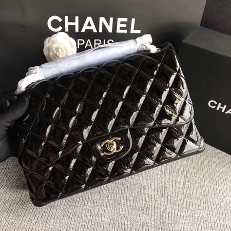 Chanel Classic Flap Bag Original Leather A1113 Black