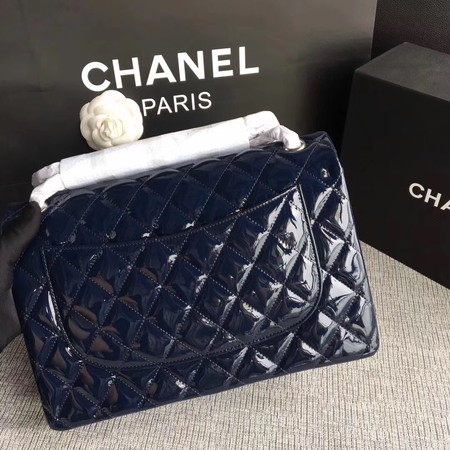 Chanel Classic Flap Bag Original Leather A1113 Royal