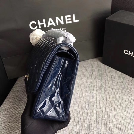 Chanel Classic Flap Bag Original Leather A1113 Royal