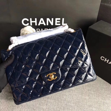 Chanel Classic Flap Bag Original Leather A1113 Royal