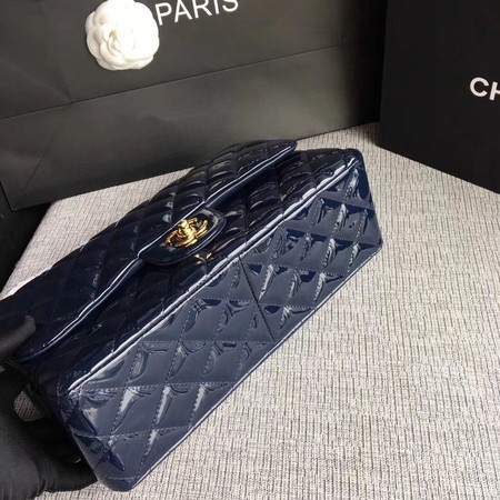 Chanel Classic Flap Bag Original Leather A1113 Royal