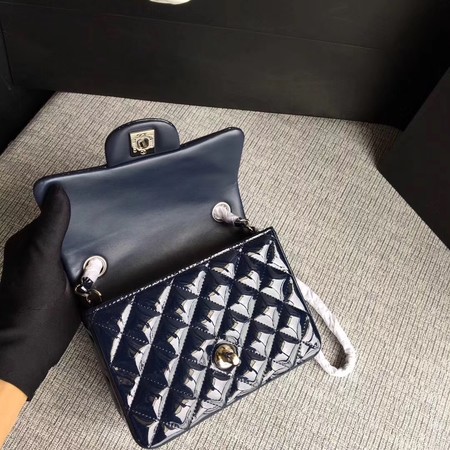 Chanel Classic Flap mini Bag Original Leather A1115 Royal