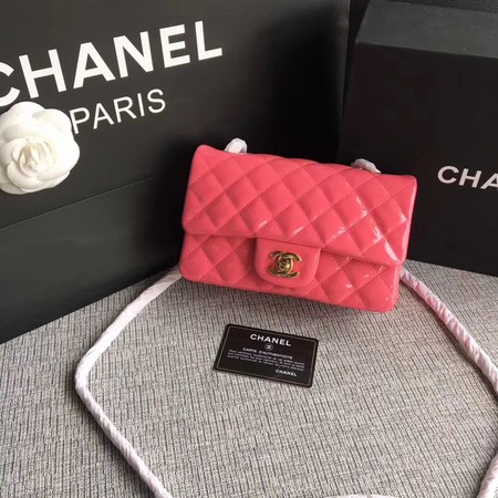 Chanel Classic Flap mini Bag Original Leather A1117 Pink