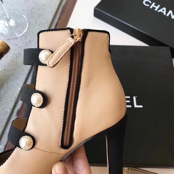 Chanel Ankle Boot CH2230 Apricot