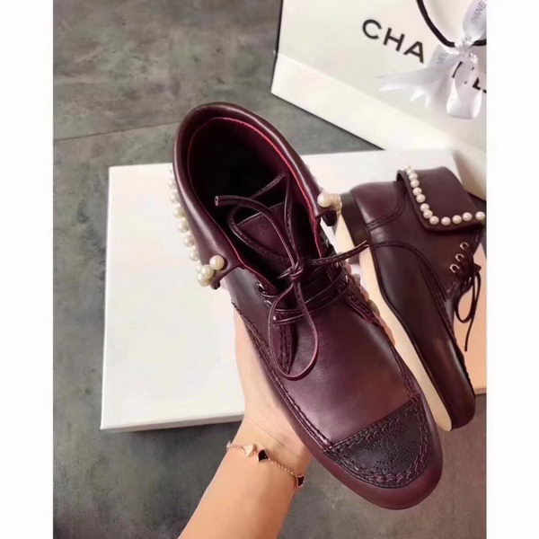 Chanel Casual Shoes CH2237 Wine