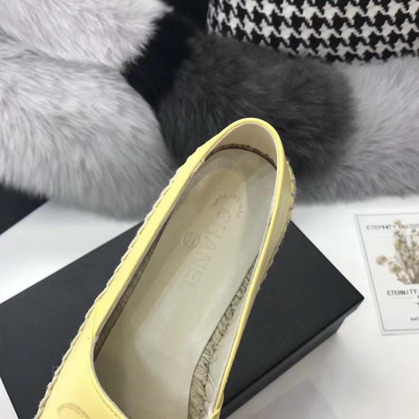 Chanel Casual Shoes CH2241 Yellow