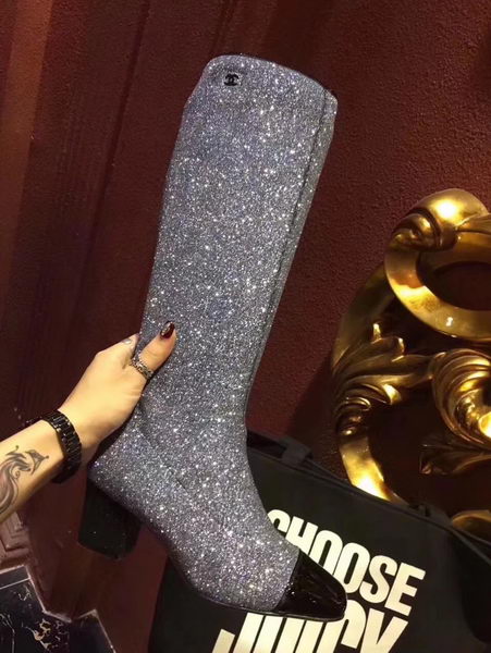 Chanel Knee Boot CH2240 Purple