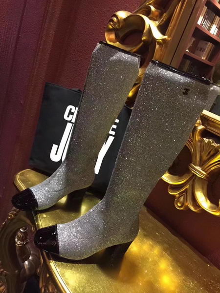 Chanel Knee Boot CH2240 Silver